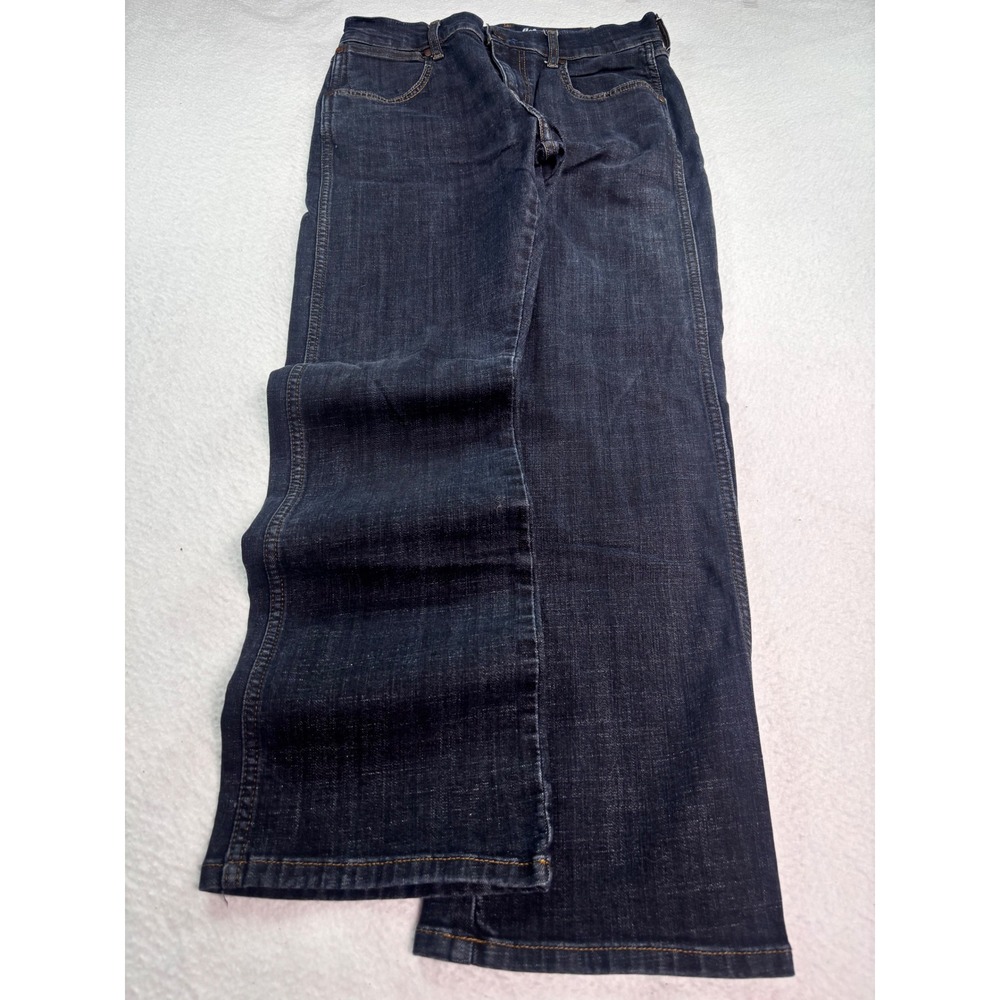 Wrangler Retro Slim Boot Jeans Mens 30x30 Dark Wash Western Cowboy Denim - Picture 2 of 9